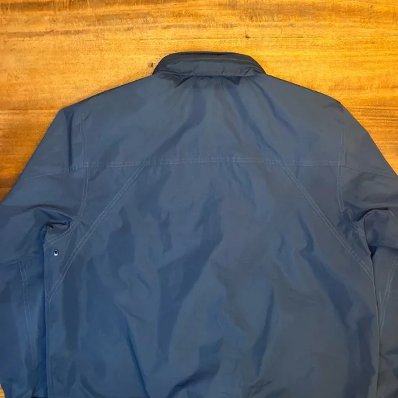 Men's L.L. BEAN Blue Full Zip Hooded Wind stopper Jacket Size L - Picture 2 of 13